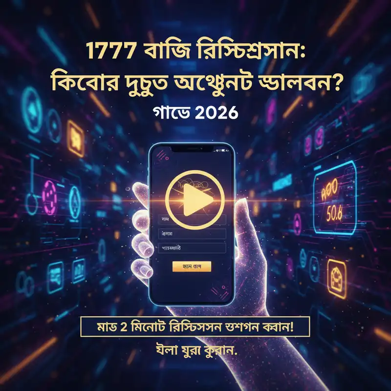 1777 বাজি রেজিস্ট্রেশন গাইড